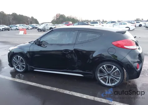 2016 Hyundai Veloster Turbo from USA, damaged, VIN KMHTC6AE9GU258145